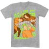 Pánské tričko Waterparks Dreamboy Slim Fit XX-Large Šedá