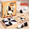 Hidden Block Puzzle 120 Level ABS Material Interesting Enhans Logic and Spatial Reasoning Suitable for 6 Years Old