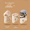 Winter Women's Hat Scarf Mask Cycling Ear Protection Face Mask Riding Headset Set Warm Windproof