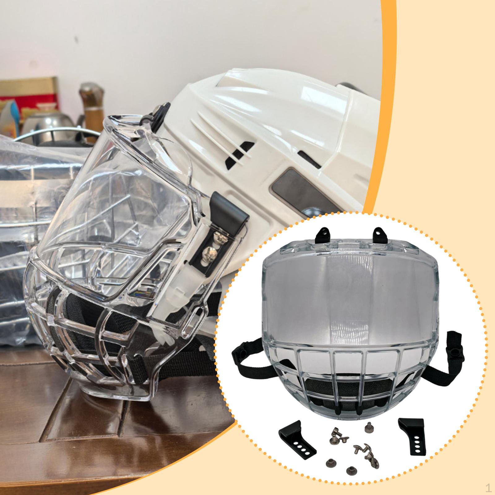 

Ice Hockey Helmet Full Visor Professional Anti Scratch Fog