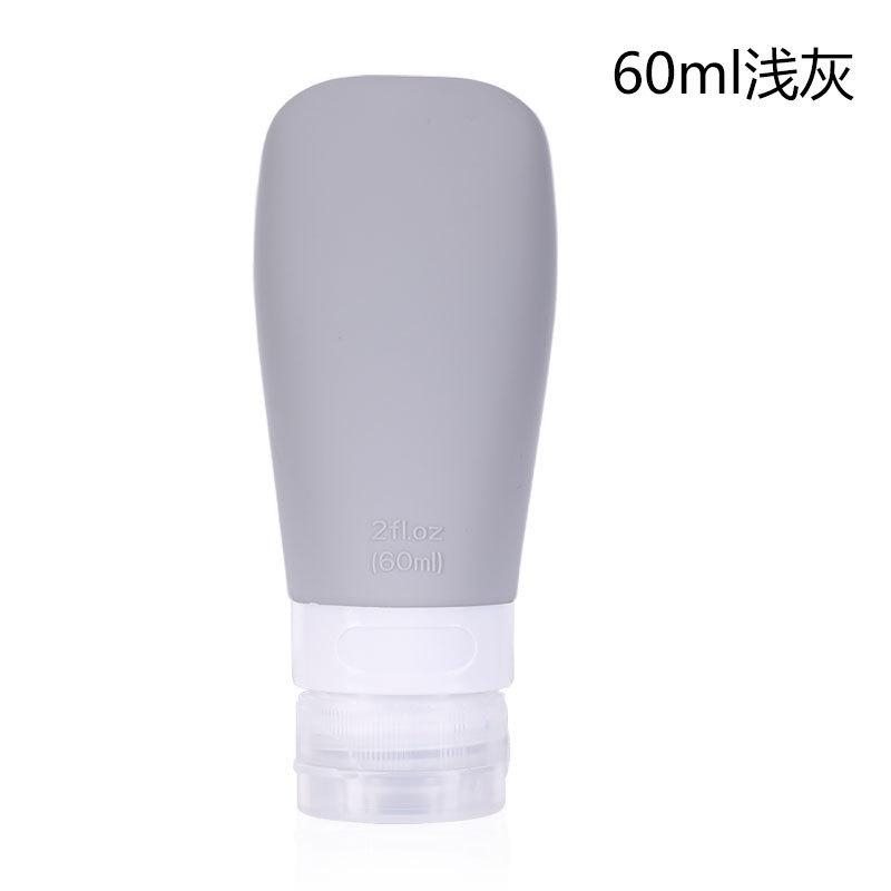 Silica Gel Packaging Bottle 60 Ml Shampoo Shower Gel Fire Extinguisher Bottles Squeeze Shower Gel Silicone Travel Set
