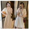Chic V-neck Lace Nursing Dress for Trendy Moms – Summer Style
