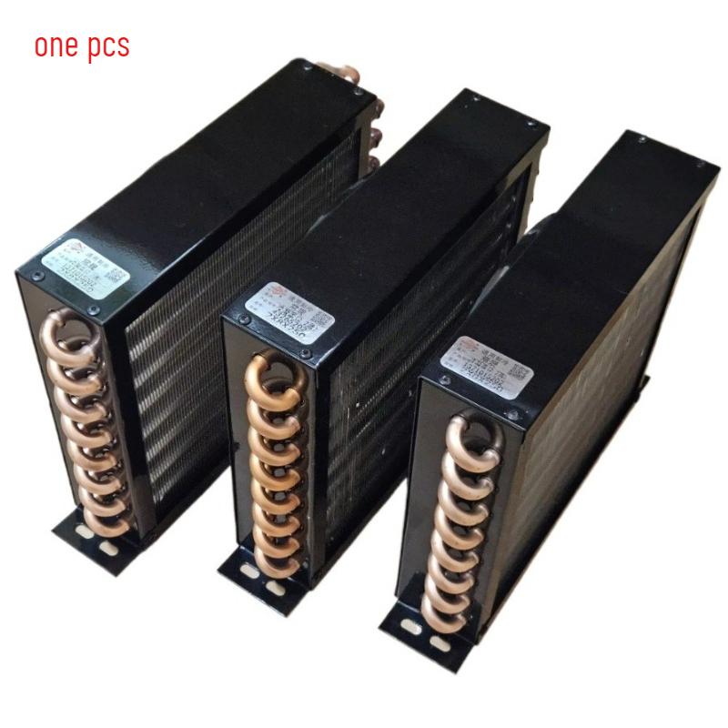 Fin Tube Radiators Fin Heat Exchangers Air Conditioner Condenser Aluminum Fin Condenser Coil for Refrigerator Freezer Copper