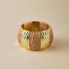 Acrylic Square Pattern Bangle for Women Elastic Rope Splicing Bracelet Geometric Irregular Wide Jewelry Gift