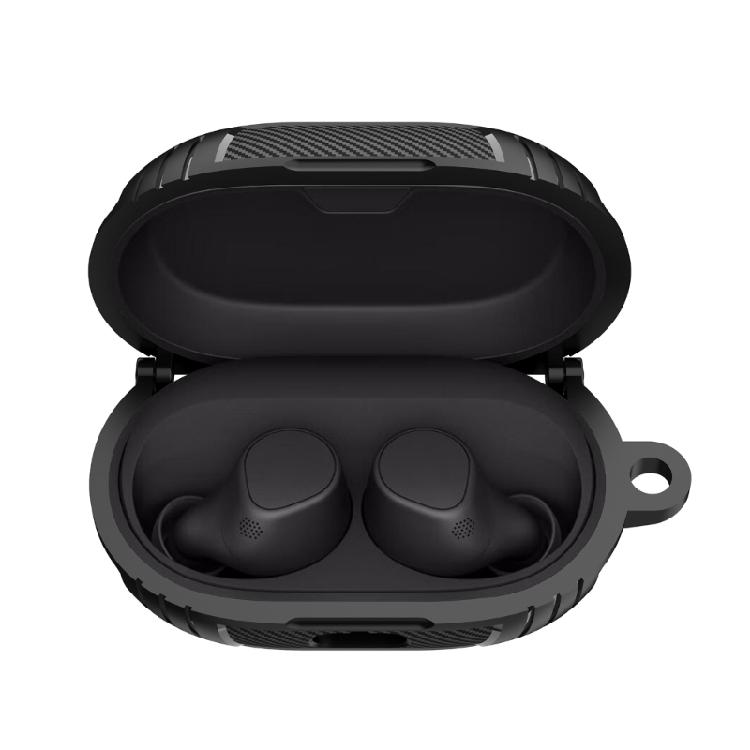 Protective TPU Case for Elite7pro/7Active/75T Earbuds Shockproof Design Cover with Carabiner Portable Design Protectors