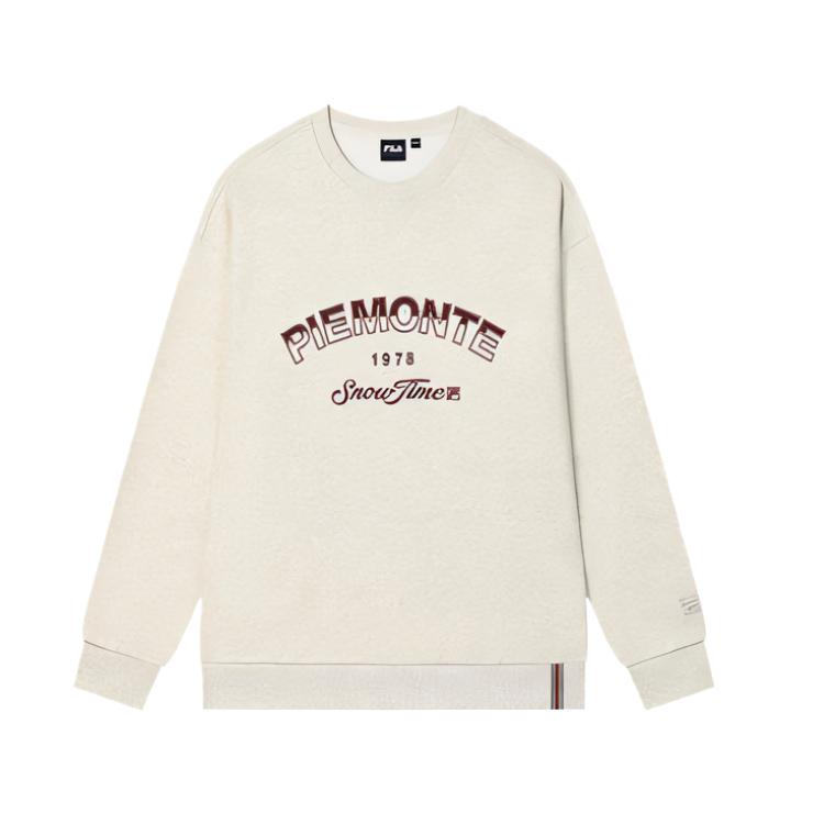 

New FILA ORIGINALE FW/AW24 Sweatshirt Men s Cloud White Color F71M449202F-WT 175/96A/L