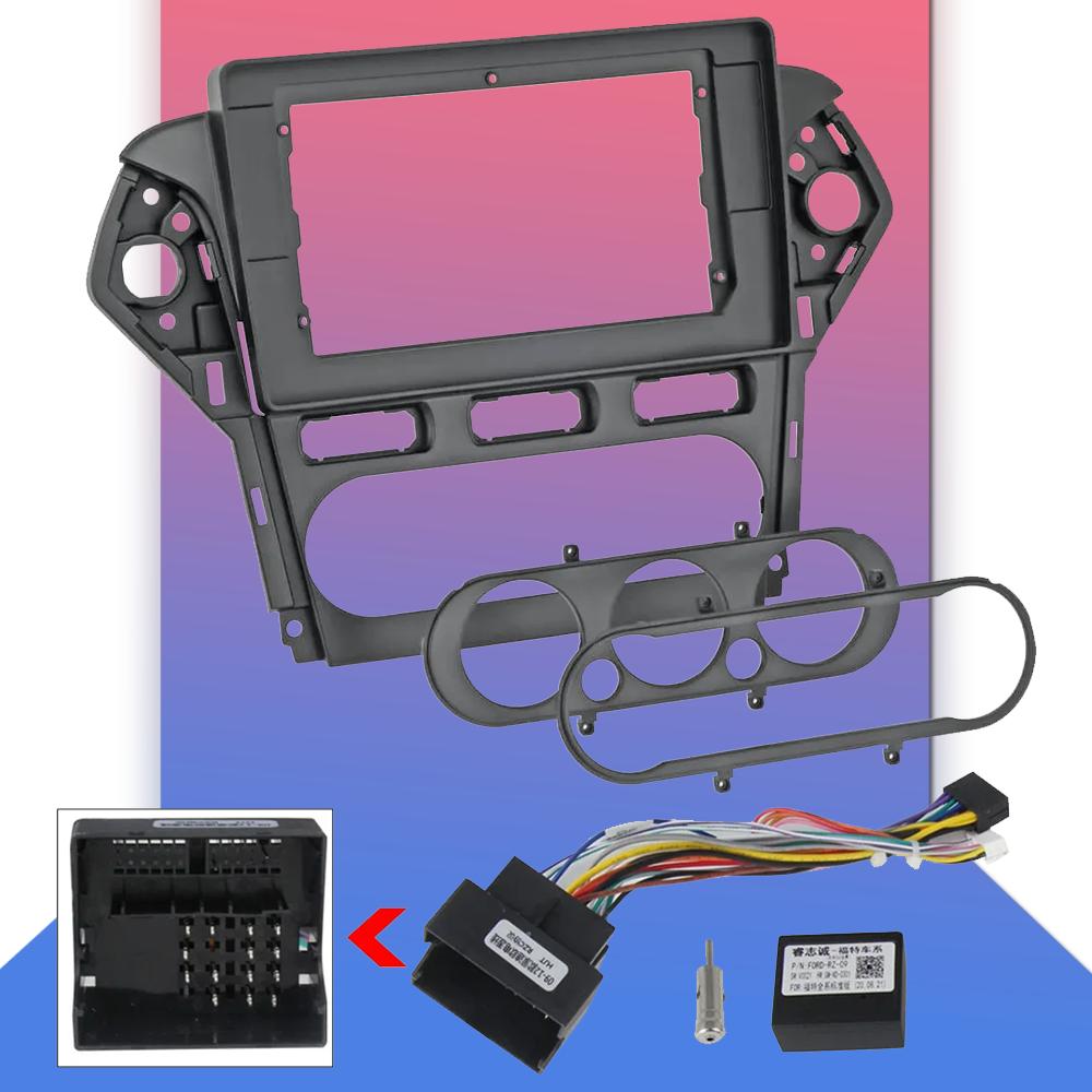 Android Carplay Bilradio För Ford Mondeo 4 2010-2014 Multimedia Spelare Huvudenhet Stereo GPS Navigation BT WIFI 2+32GB