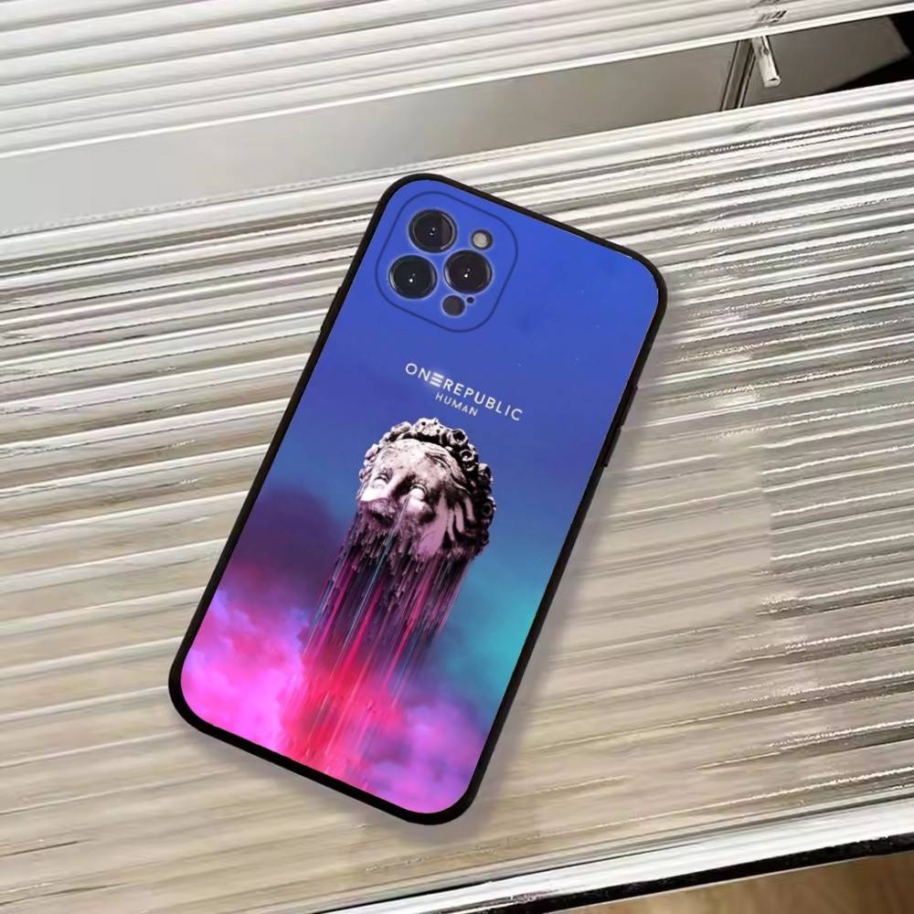 Rock B-Band OneRepublic Phone Case For iPhone 17, 16,15,14,13,12,11 Plus,Pro Max, Others Soft Black Cover