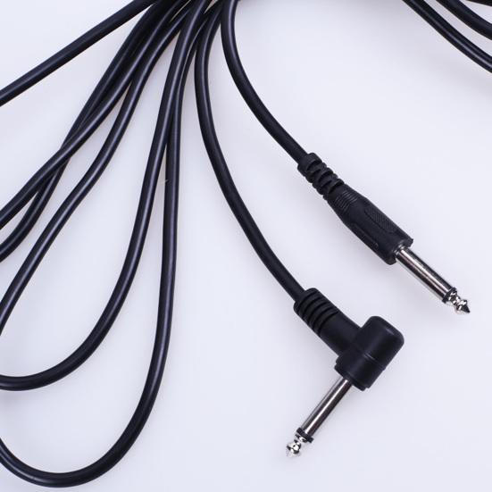 300/500cm Electric Guitar Cable Stable Transmission Shield Noise Reduction Connecting Wire for Folk Rhyme