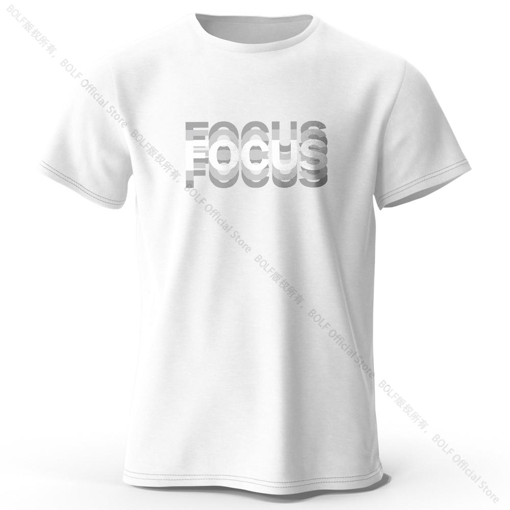 

Focus Letter Minimalist Style 100 Cotton TShirt for Men Round Neck Lightweight Round Short Sleeve Simple Stylish Tee Perfect S