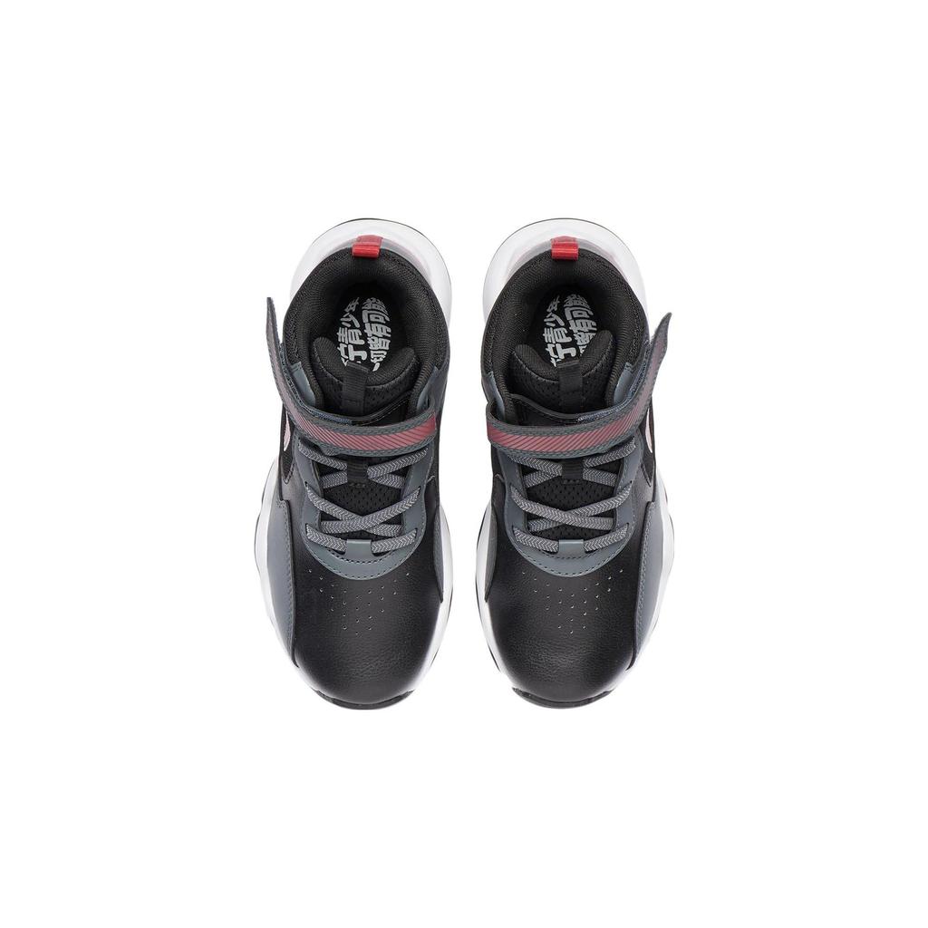 Li Ning Youth  Childrens Sports Basketball Series Comfortable Daily Slip Resistant Durable Lightweight Low Top Basketball Shoes Kids sneaker YKBR060-5