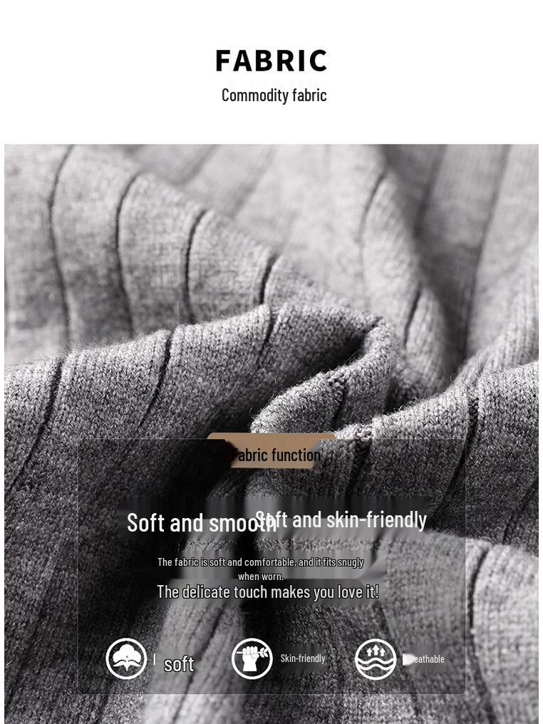 New 2025 Men's Stand Collar Zipper Knit Cardigan Sweater Coat for Autumn/Winter