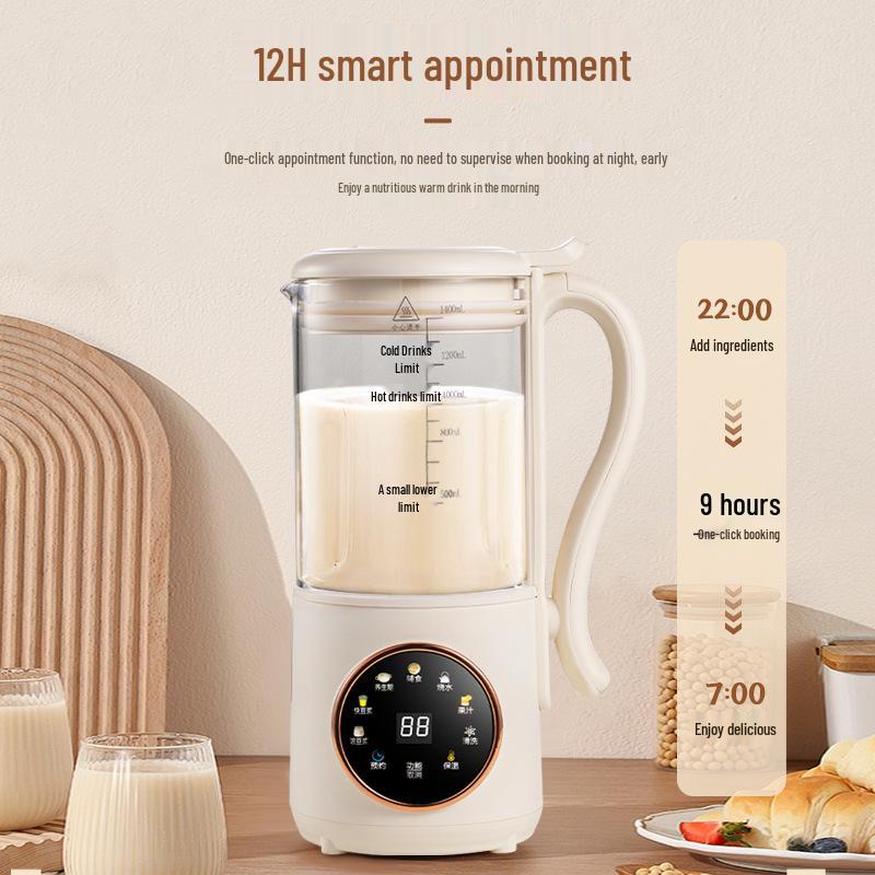 Fully Automatic Silent Soy Milk Maker & Multifunctional Baby Food Blender