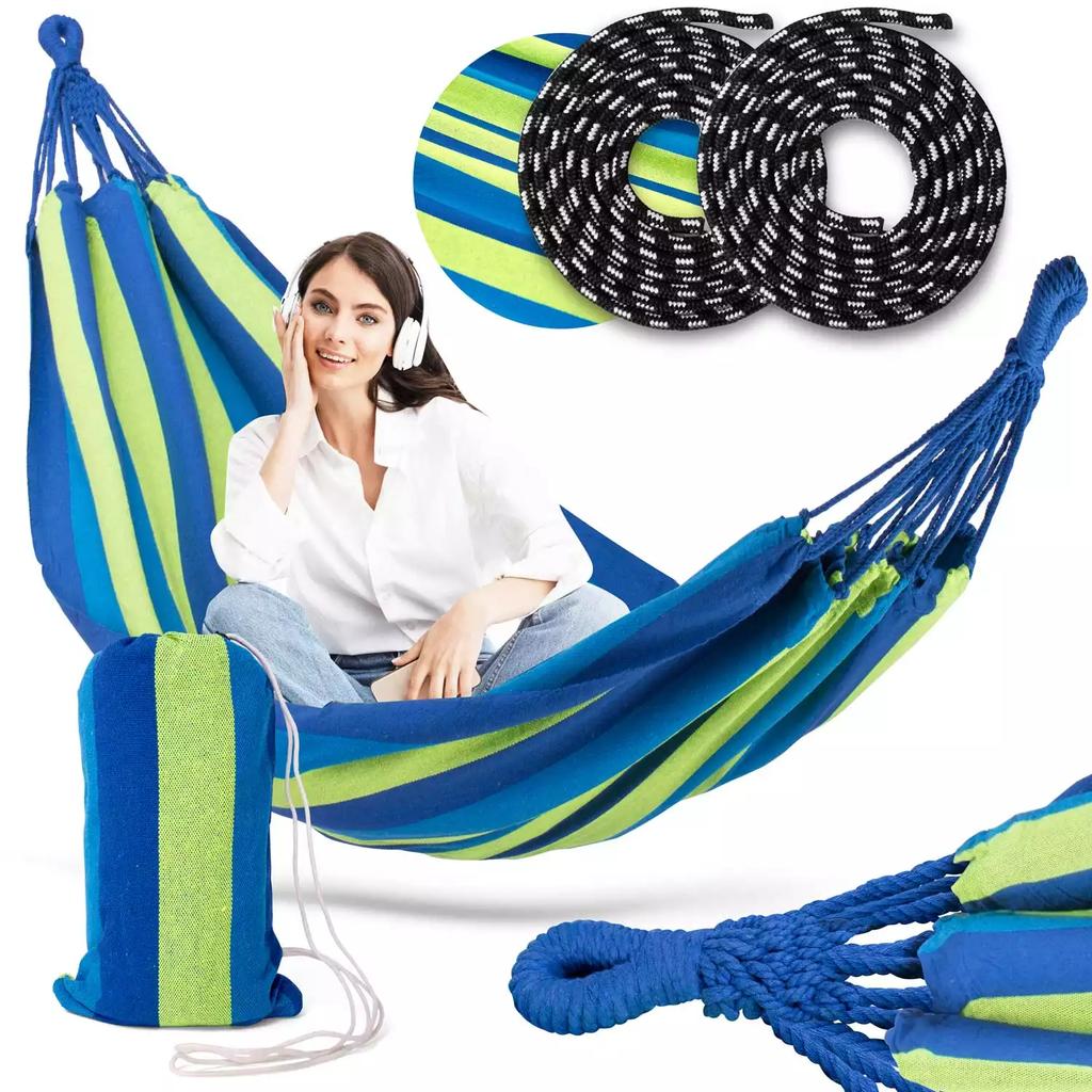 Malaga medium hammock - blue-green