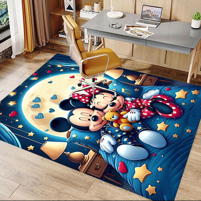 Nighttime Romance Stars Carpet For Playroom Bedroom Living Room Sofa Home Decorkids Game Area Rug Nonslip Floor Mat
