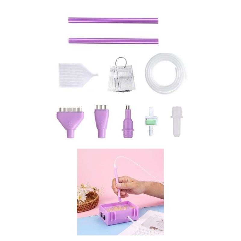 Vakuumpärlspenna Ersättningsset Med Automatisk Upphämtning Flera Spetsar Verktyg För Strass Konst Hantverk