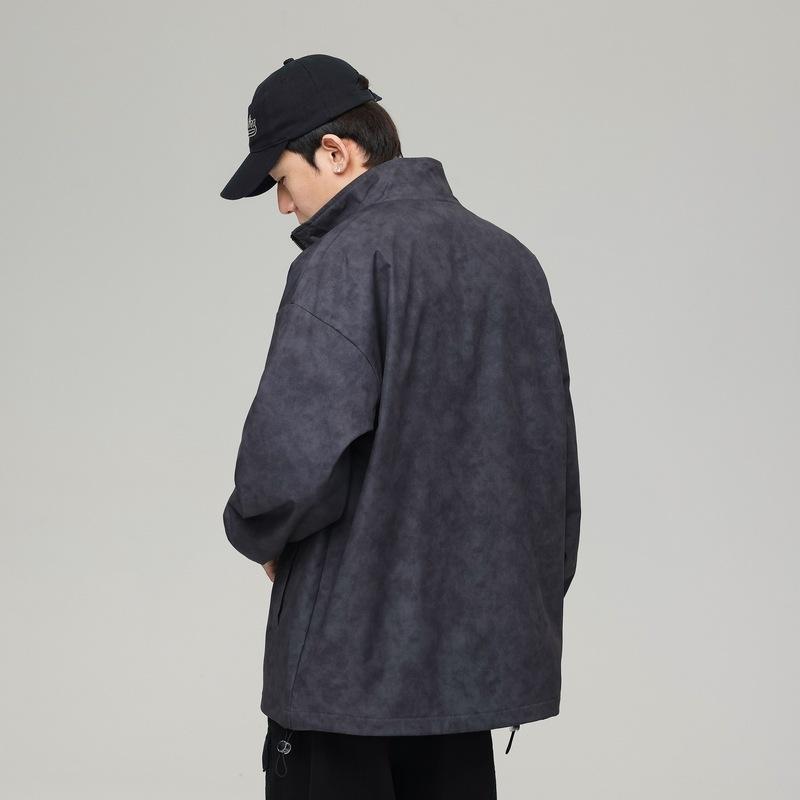 Trend Casual Coat Men's Spring and Autumn New Loose High Street Fashion Teenager Simple Jacket Tide