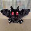 28cm Mothman Plush Toy Cute Cartoon Soft Pillow With Embroidered Eyes Birthday Gift