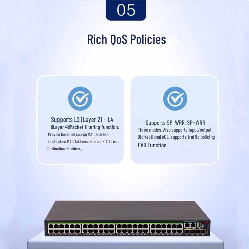 H3C S5135S-48T4S-EI-Q 48-Port Gigabit Managed Switch