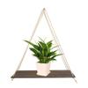 Premium Wood Swing Hanging Rope Wall Mounted Floating Shelves –Plant Flower Pot