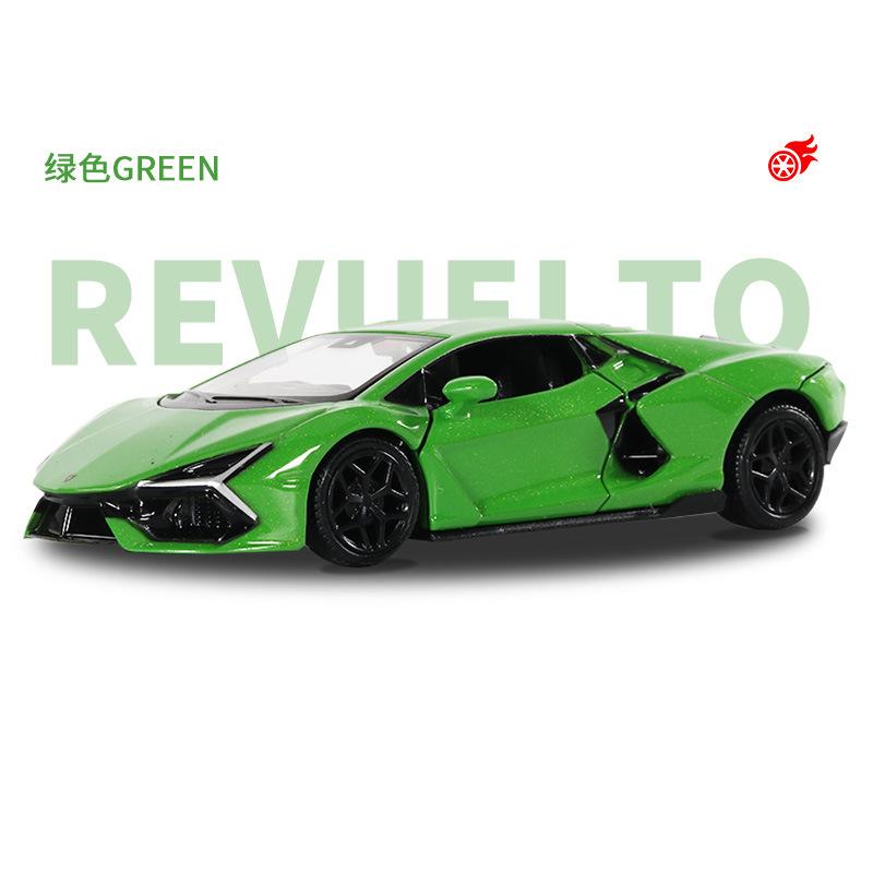 Моделирование 1/36 масштаба миниатюрный автомобиль Lamborghini Revuelto Collective металлический литой игрушечный автомобиль дети мальчик подарок на день рождения