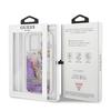 Guess Guhcp13Llflsu Iphone 13 Pro / 136,1 Fioletowy/Purple Hardcase Flower Liquid Glitter