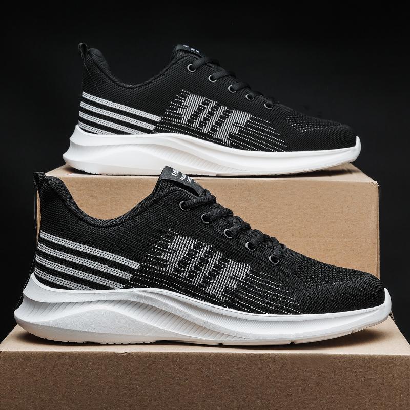 FashionSneakersМодные мужские туфли на шнуровке с круглым носком — фото 8