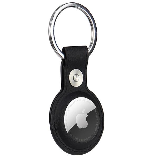 Audi Synthetic Leather Airtag Case - Black