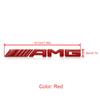 3D Metal AMG Logo Car Rear Letter Emblem Trunk Stickers For Mercedes Benz C E S GLE CLC Class W204 W203 W205 W124 W221 W213 W212