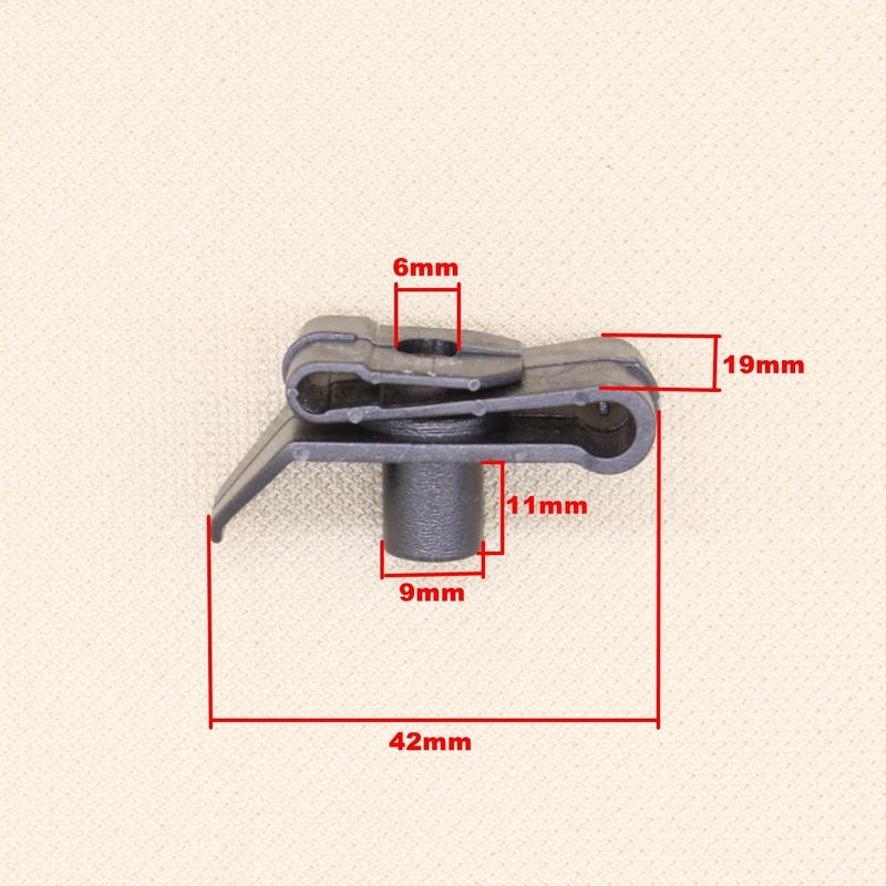 

10pcs Bumper Towing Eye Hook Bracket Rivet Clips Trim Mountings for Toyota Lexus 90467-05138