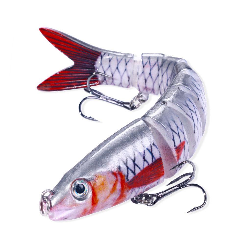 Künstliche Angelköder Mehrteilige Hecht-Wobbler Swimbait Crankbait Angelgeschenke