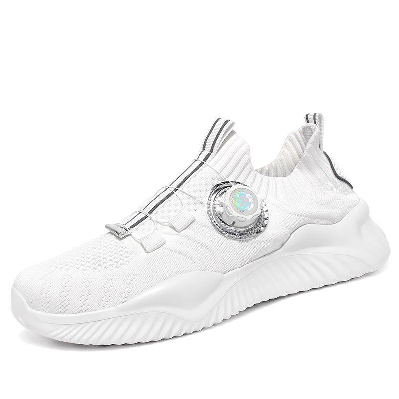 Large size spring and summer new fly-woven sports casual breathable running shoes 39