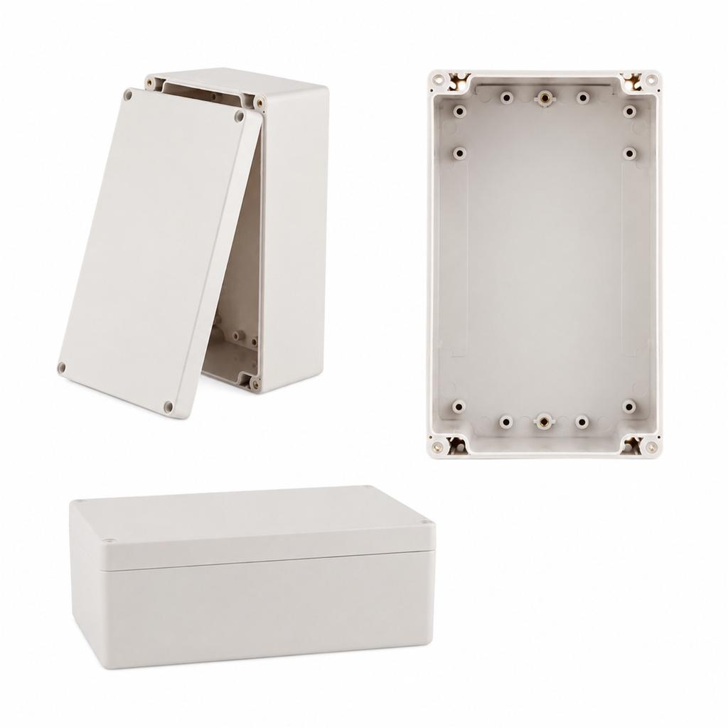Gray IP65 Waterproof ABS Junction Box Outdoor Electrical Enclosure