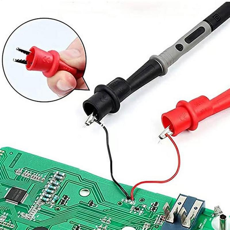 1 Pair Alligator Crocodile Test Clip Clamp For Multimeter Tester Probe Crocodile Electrical Clamp for Testing Probe Meter