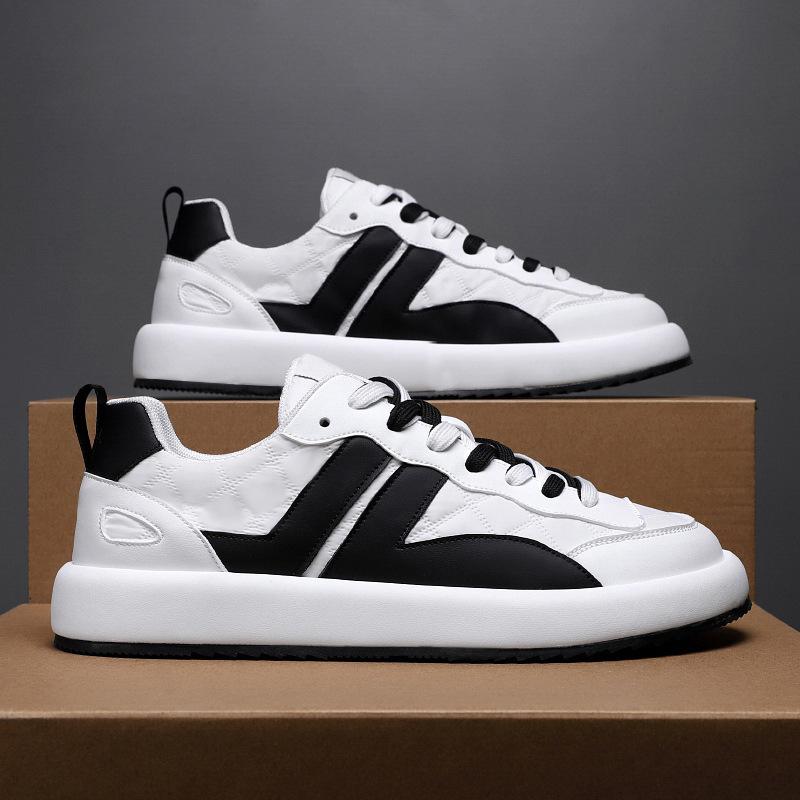 Весенние мужские повседневные универсальные дышащие низкие кроссовки 2022 года 39 чёрный