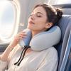 U Shaped Travel Pillow, Memory Foam Neck Pillow, Cooling Neck Support Pillow, Portable Headrest with Removable Washable Cover for Office Planes