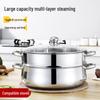 Multifunctional Stainless Steel Steamer Pot: Double To Five-Layer Design for Fish, Soup, and More