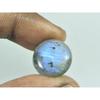 15X15MM Natural Labradorite Blue  Round Cabochon Loose Gemstone 1Pcs Lot C-1032