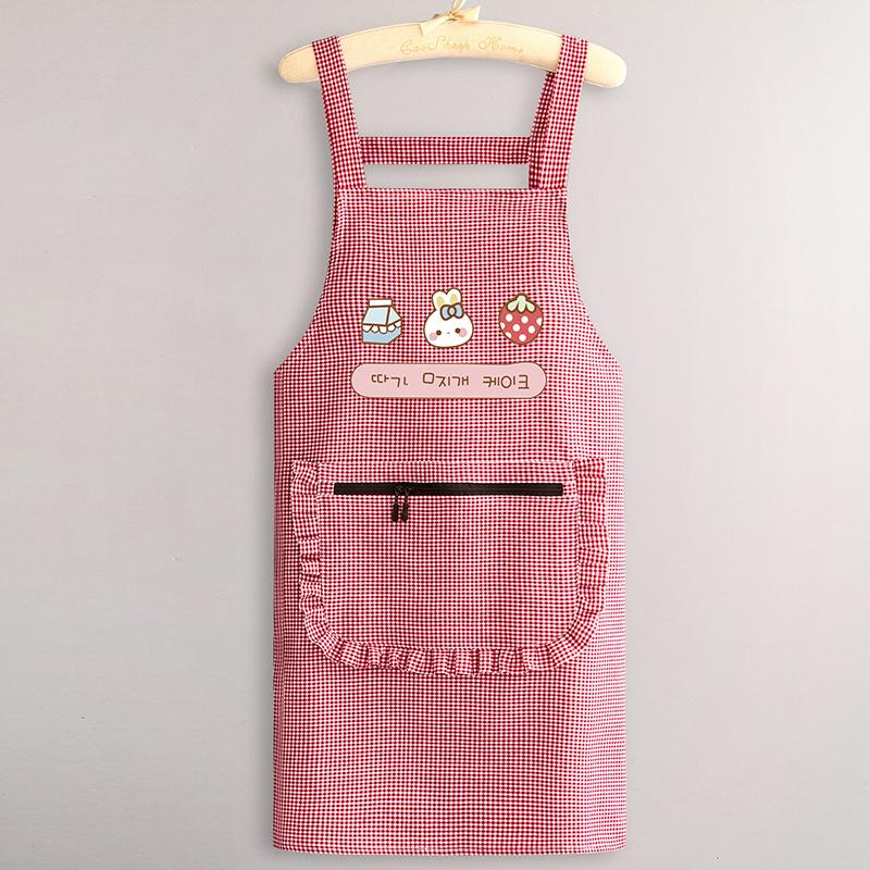 2023 Women's Cute Long Sleeve Kitchen Apron – Breathable, Stain & Wear Resistant Cooking Smock
