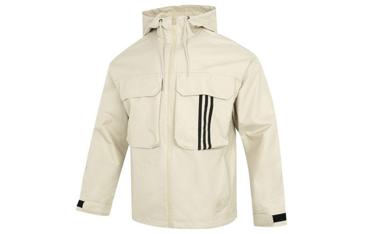 Adidas Jackets Men s Khaki Hooded Moderate Other HM3820 L