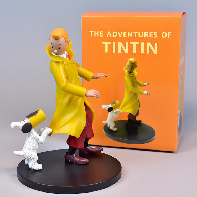 TINTIN Adventures: Detective Style Snowy Dog Figure Ornament - Free Shipping