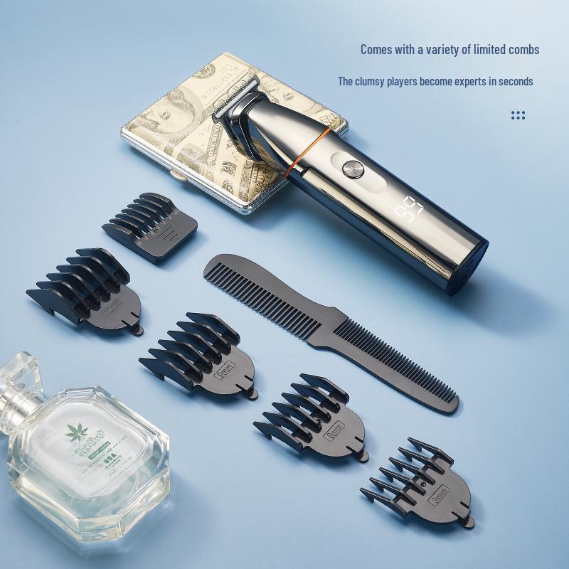 Multi-functional Men’s Electric Hair Clipper & Trimmer Set for Home & Salon Use