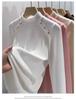 Women's Plush High-Neck Base Layer Top - Thickened, Warm, Stylish Innerwear for Autumn/Winter