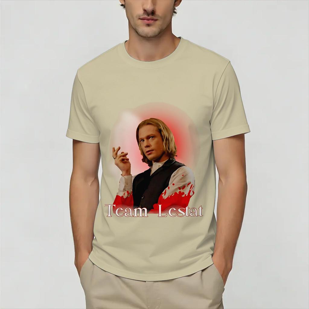 Unisex TShirts The Vampire Lestat Humor Pure Cotton Tees Short Sleeve T Shirts Crew Neck Clothing Adult
