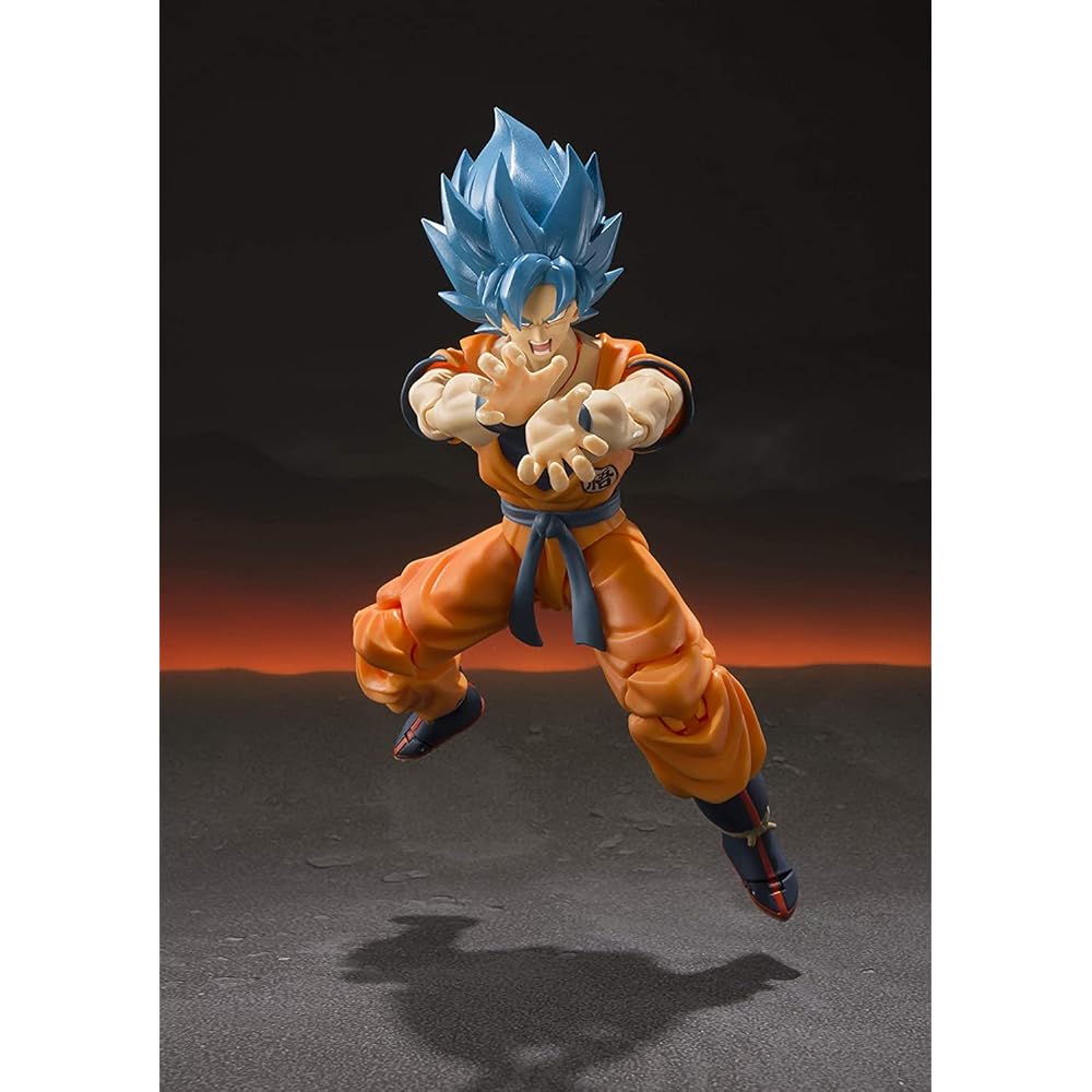 TAMASHII NATIONS S.H. Figuarts Dragon Ball Super Saiyan God Super Saiyan Goku 140mm Painted Action Figure ABS PVC