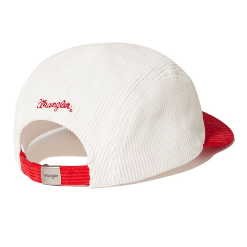 Wrangler Cord-Campingkappe mit Seillogo, Elfenbein