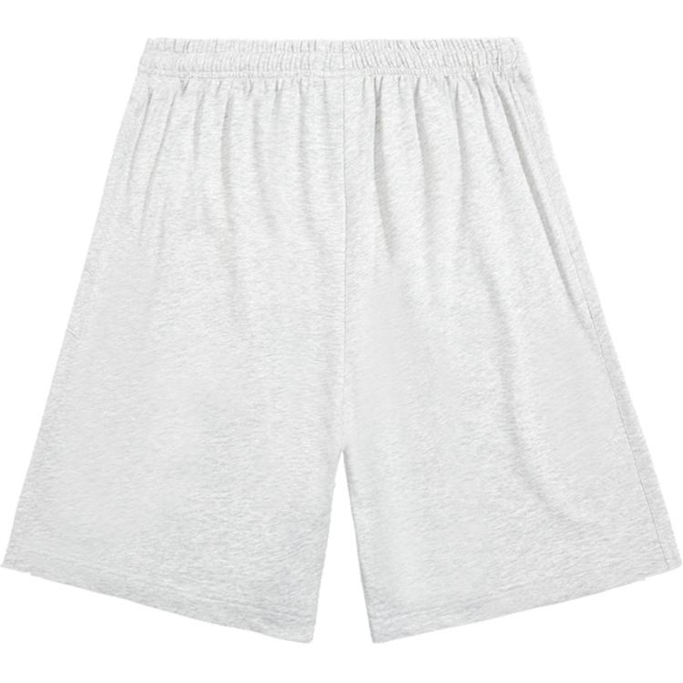 Li Ning Sports Lifestyle Series Letter Mid Waist Straight Loose Comfortable Versatile Five Point Casual Shorts Men shorts Light-Floral-Gray AKSU871-2