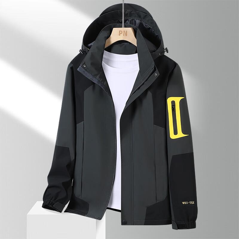 

Firstview Men s Fashion Casual Single Layer Windbreaker Jacket FV25D1572 5XL