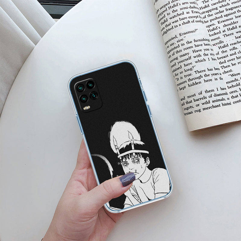 IR15 Junji Ito Tomie Case for Motorola E22S E7 G6 G7 G8 G9 Plus Power Play G10 G20 G04 E30 E40 E22 E20 E13 E15 G22 G23 G05 G75 G35 G55