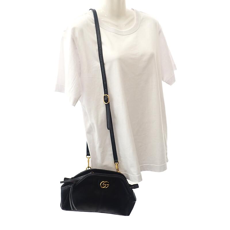 GUCCI  524620 Shoulder Bag black Calfskin Women